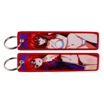 High School DxD 'Hot Rias Gremory' Embroidered Keychain