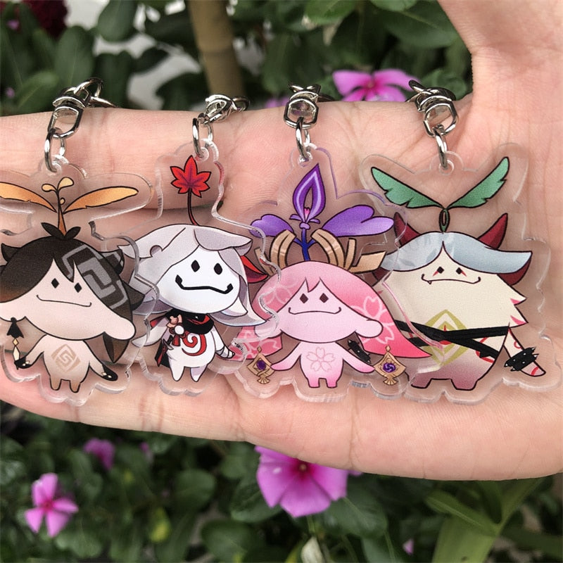Genshin Impact 'Aranara Kazuha' Keyring Acrylic Keychain