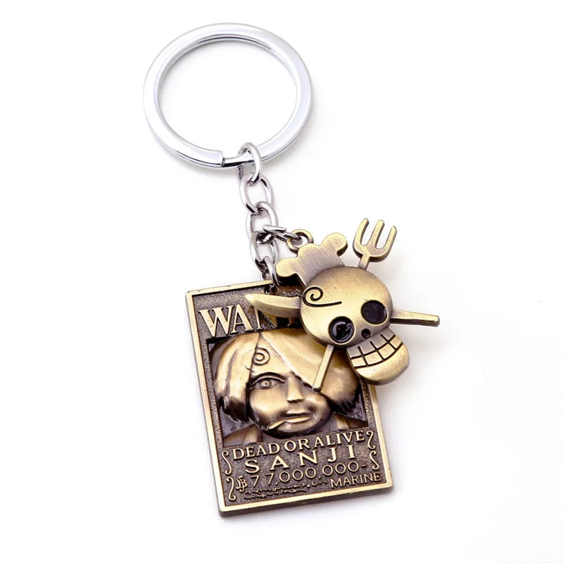One Piece 'Sanji' Keyring Metal Keychain