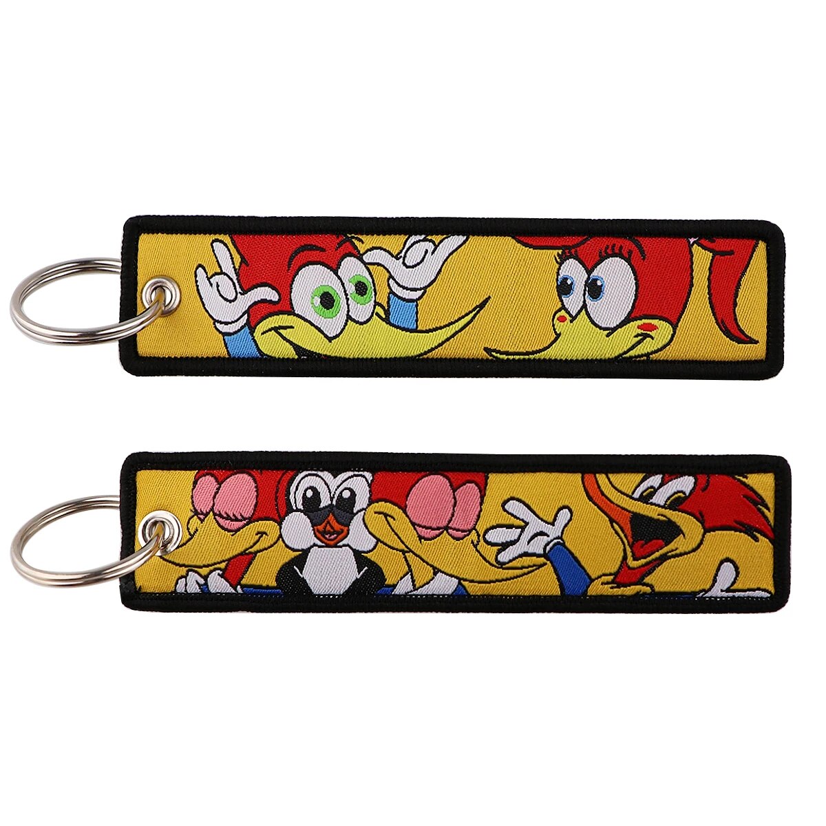 Woody Woodpecker Embroidered Keychain