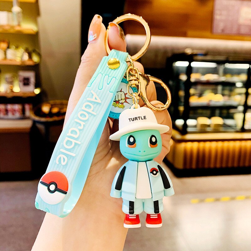 Pokemon 'Squirtle Terno Jacket' Keyring PVC Keychain