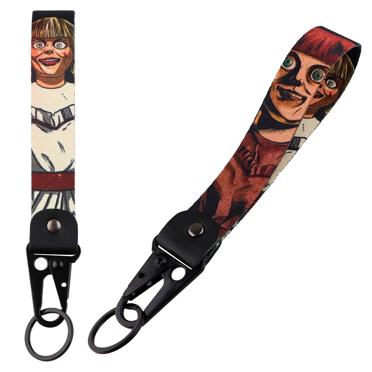 Annabelle Wrist Lanyard Keychain with Keyring Clip