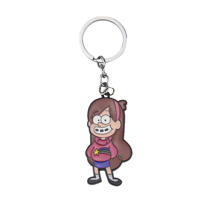 Gravity Falls 'Mabel Pines' Keyring Metal Keychain