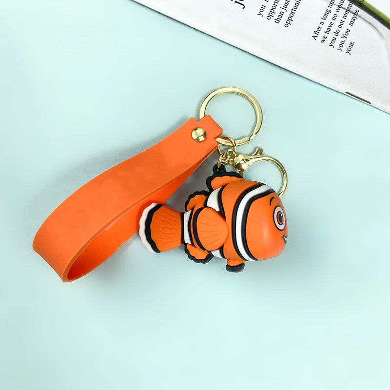 Finding Nemo 'Marlin' Keyring Silicone Keychain