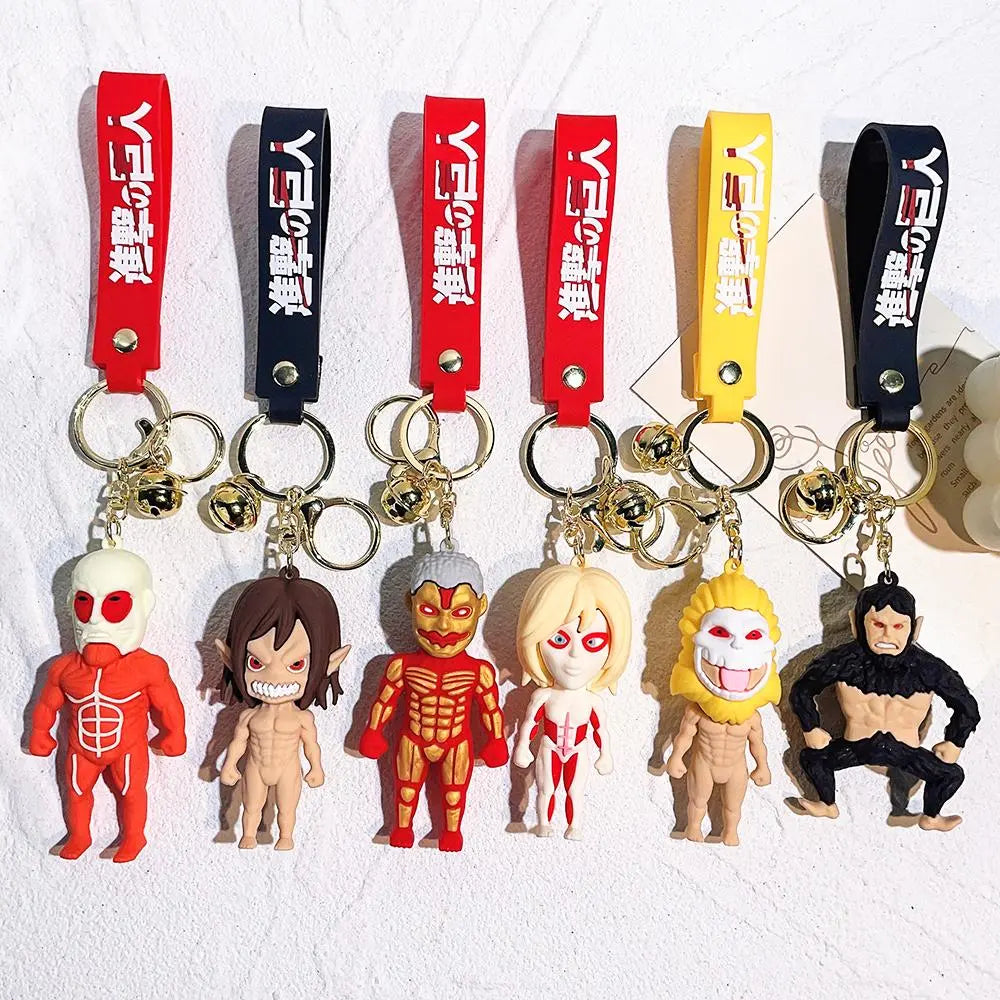 Attack on Titan 'Colossal Titan' Keyring Silicone Keychain