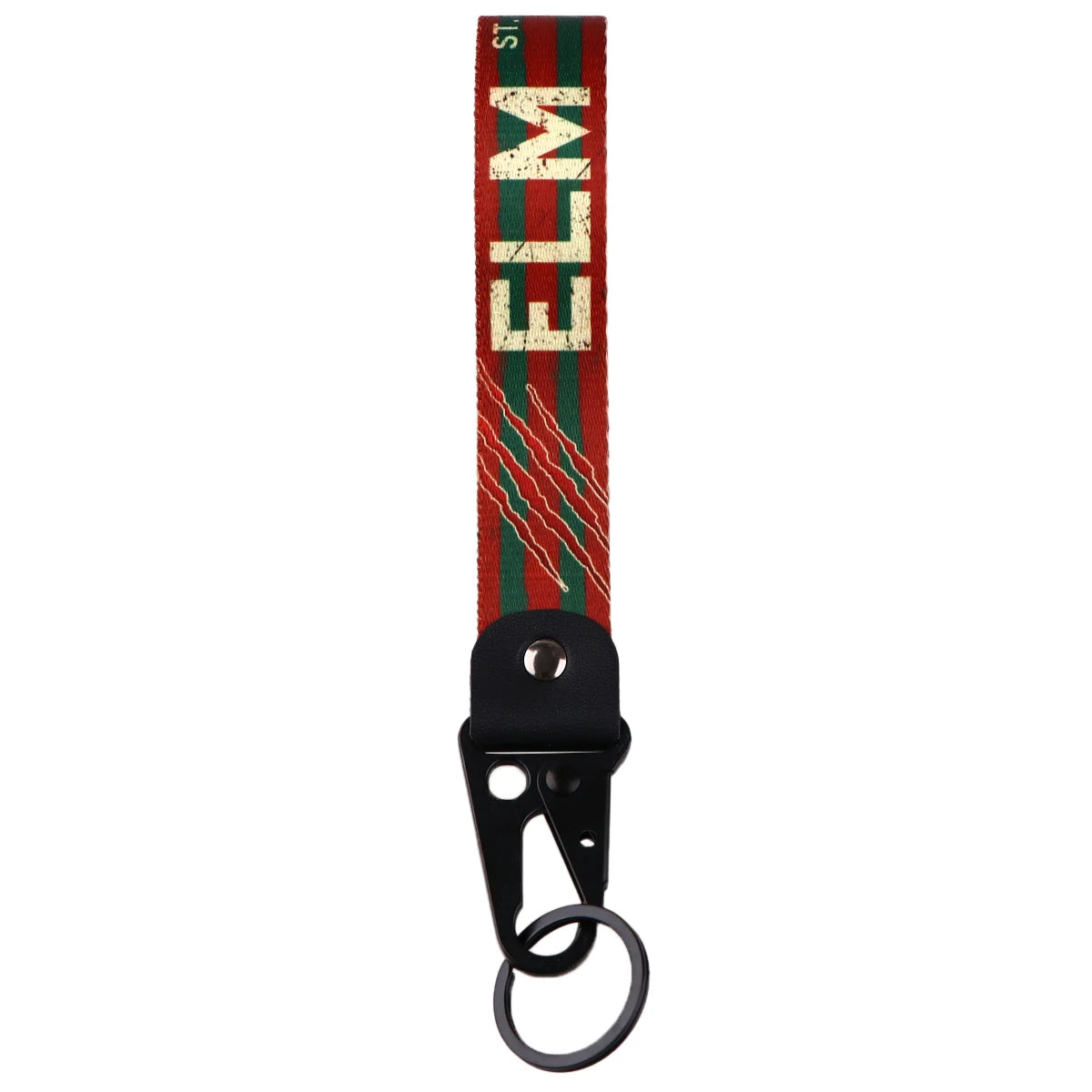 Nightmare on Elm Street 'ELM' Wrist Lanyard Keychain with Keyring Clip