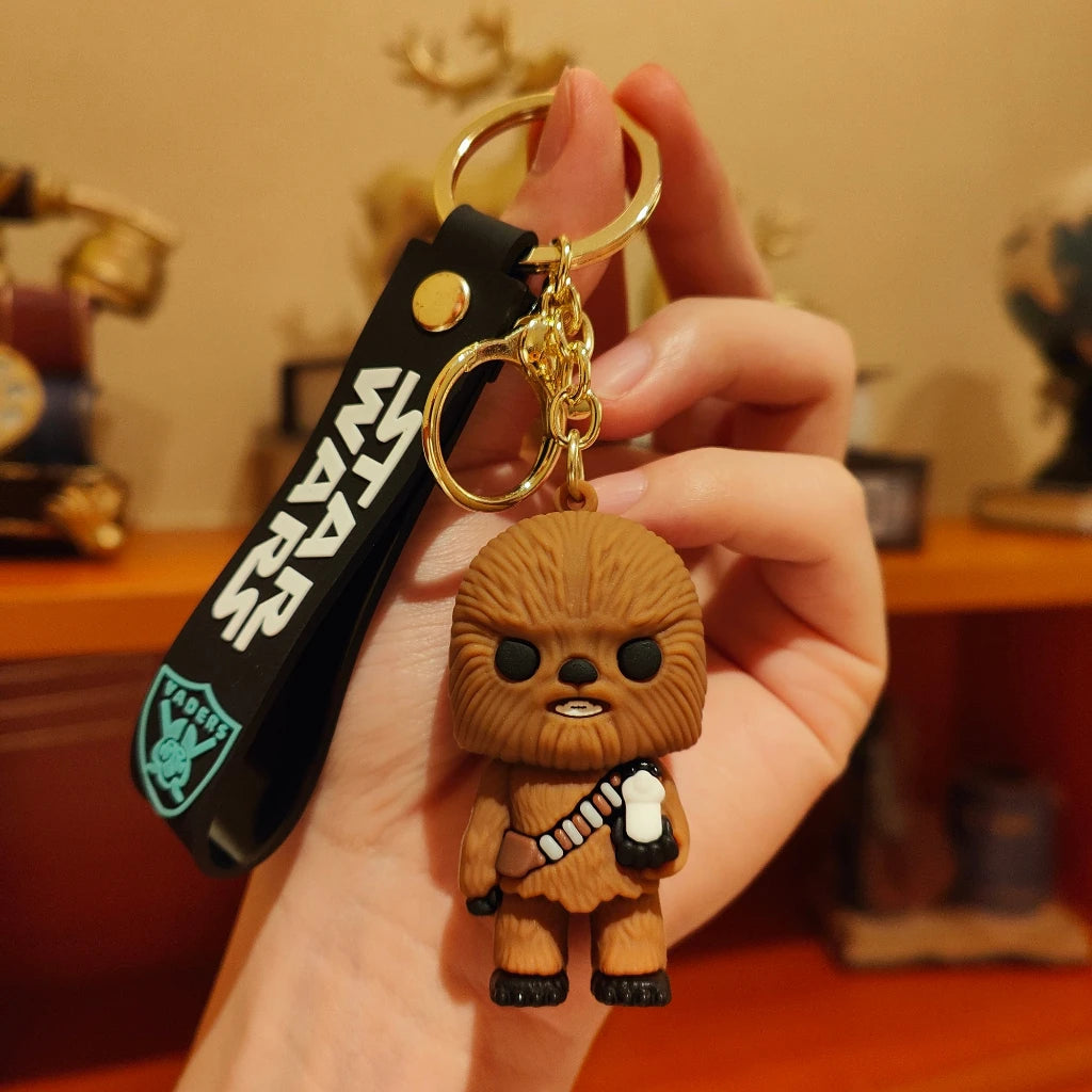 Star Wars 'Chewbacca' Keyring PVC Keychain