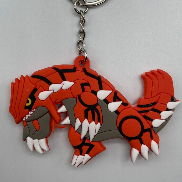 Pokemon 'Groudon' Keyring Rubber Keychain