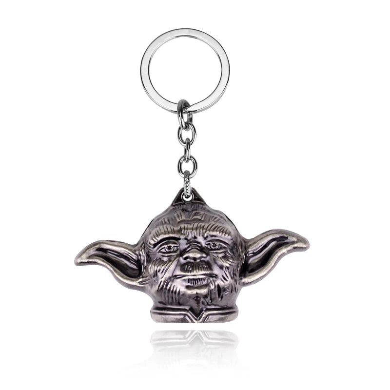 Star Wars 'Dimensional Yoda' Keyring Metal Keychain