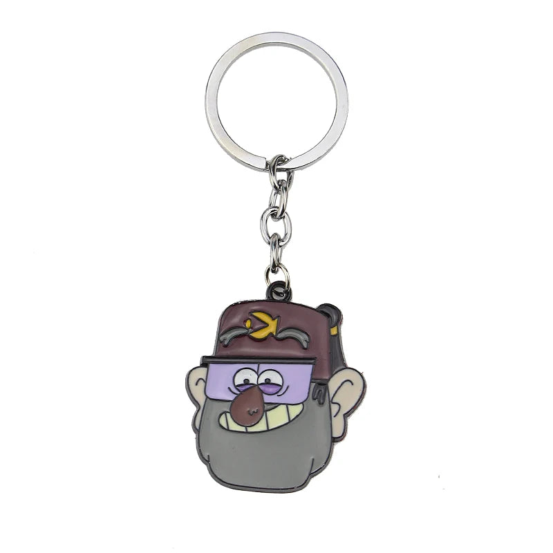 Gravity Falls 'Grunkle Stan' Keyring Metal Keychain