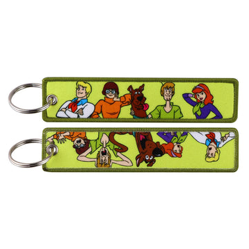'Scooby-Doo Family' Embroidered Keychain