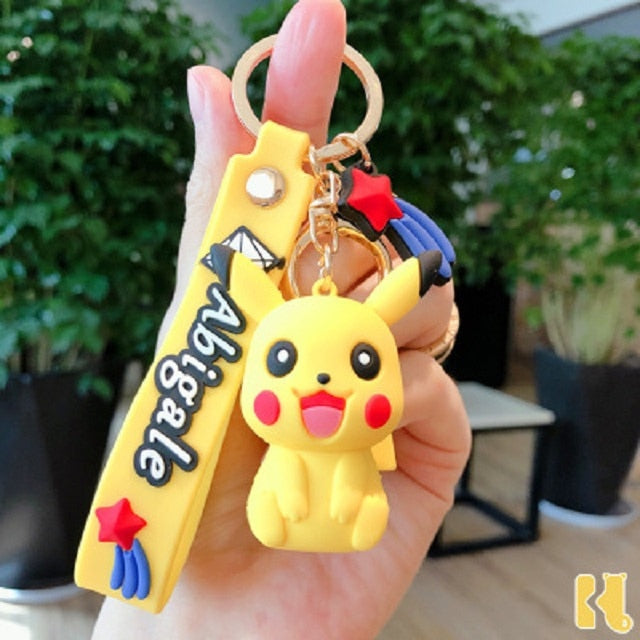 Pokemon 'Pikachu' Keyring PVC Keychain