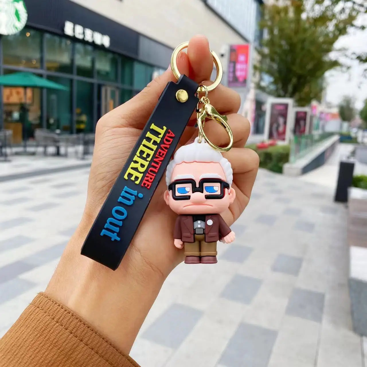 Dug's Special Mission 'Carl Fredricksen' Keyring Silicone Keychain