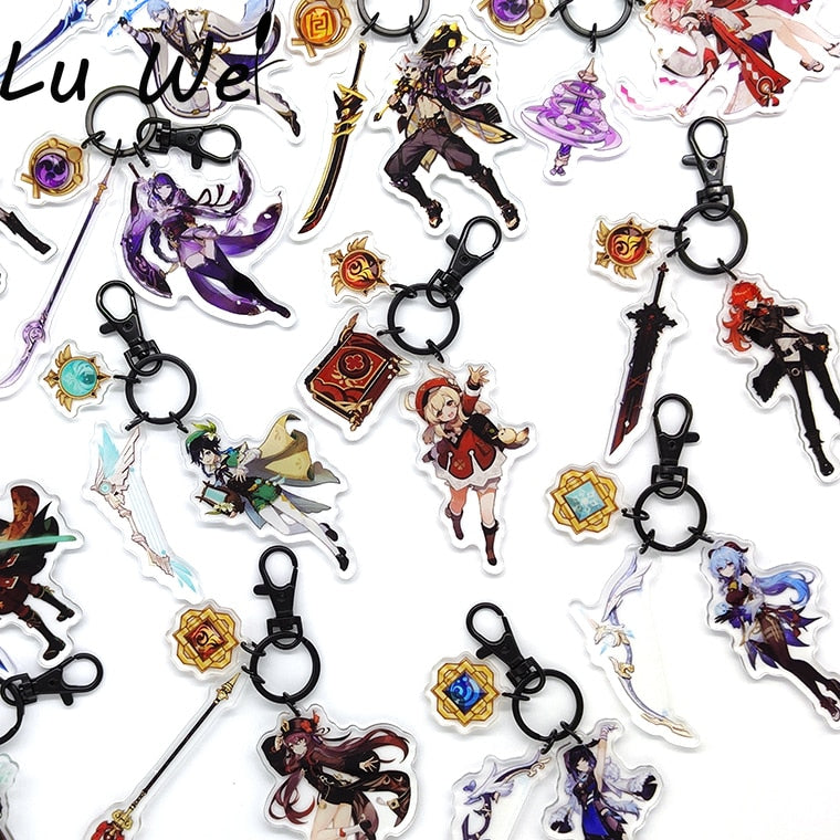 Genshin Impact Eye of God Weapon 'Sangonomiya Kokomi' Keyring Acrylic Keychain