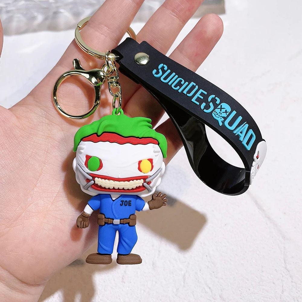 Suicide Squad 'The Joker Death of the Family' Keyring PVC Keychain