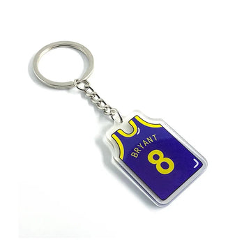 Basketball Jersey 'Bryant 8' Keyring Acrylic Keychain