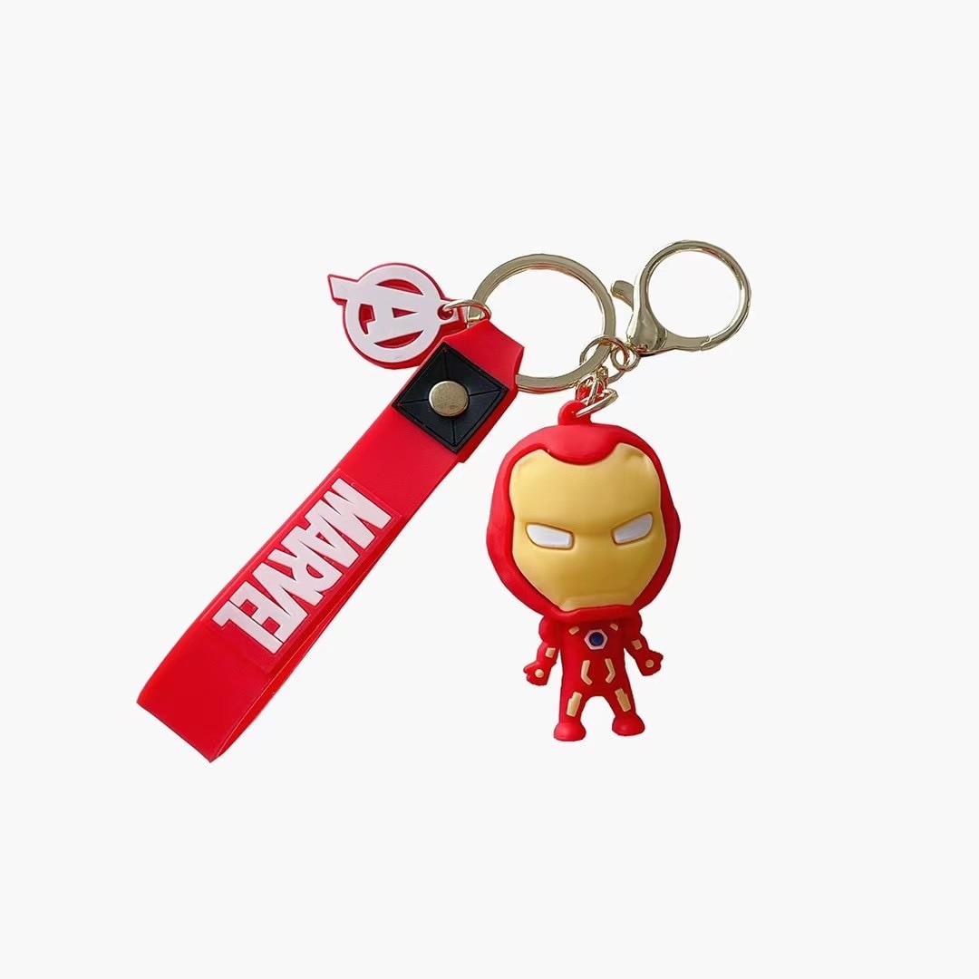 Superhero 'Iron Man Chibi' Keyring Keychain