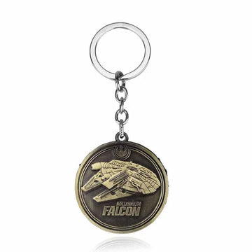 Star Wars 'Millennium Falcon Medallion | Brass' Keyring Metal Keychain