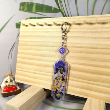 Genshin Impact 'Cyno' Keyring Metal Keychain