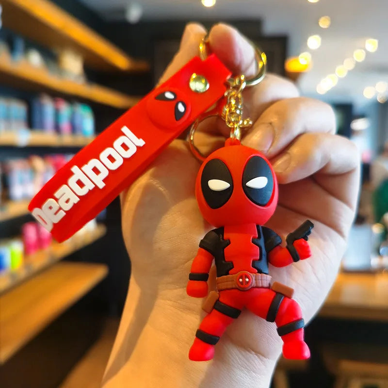 Deadpool & Wolverine 'Deadpool x Star-Lord' 3d Rubber Keyring Keychain