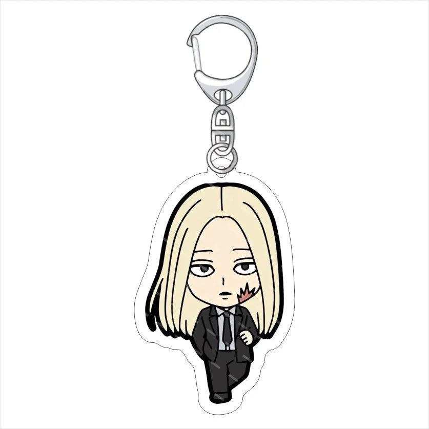 Sakamoto Days 'Shishiba | Chibi' Keyring Plastic Keychain