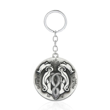God of War Ragnarok 'Snake' Keyring Metal Keychain