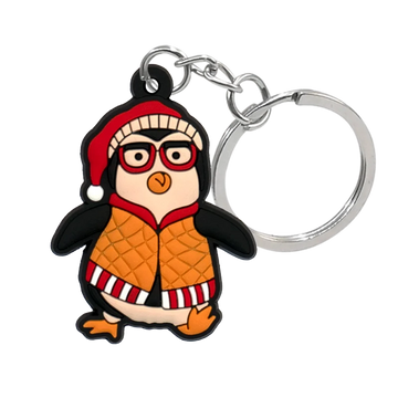 FRIENDS 'Hugsy Penguin' Keyring Silicone Keychain