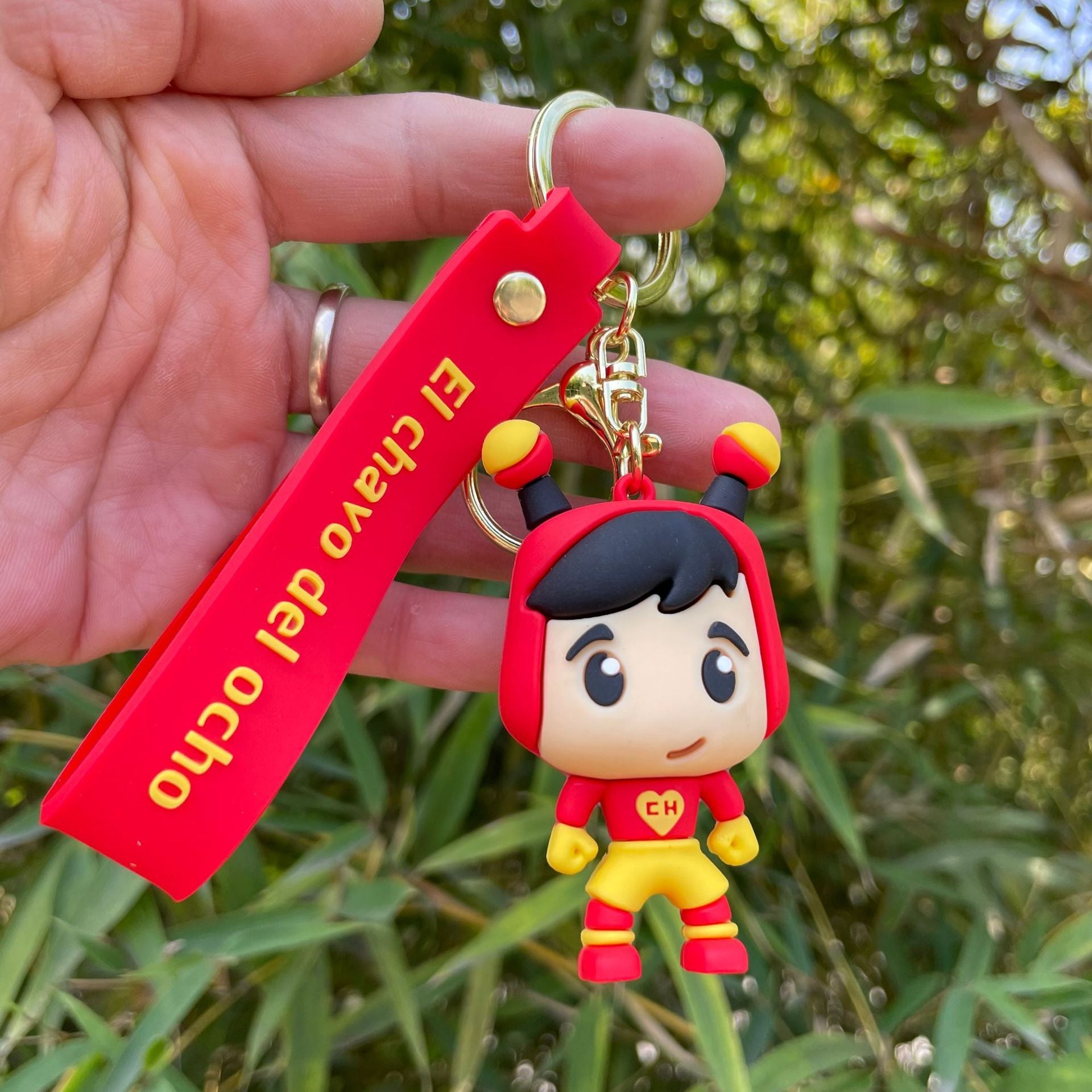 El Chavo Del Ocho 'El Chapulin' Keyring Silicone Keychain