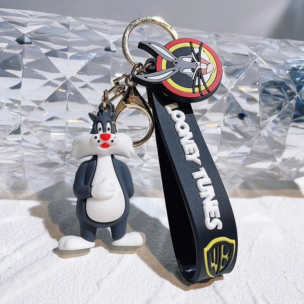 Looney Tunes 'Sylvester' Keyring Silicone Keychain