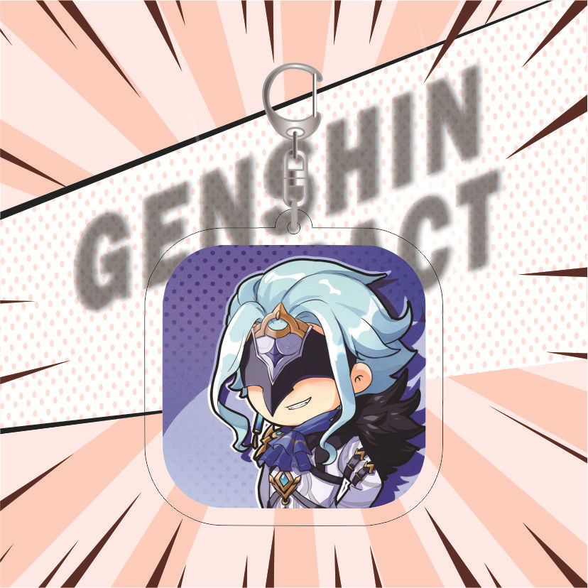 Genshin Impact 'Dottore' Keyring Resin Keychain