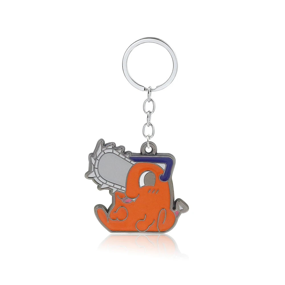 Chainsaw Man 'Pochita II' Keyring Metal Keychain