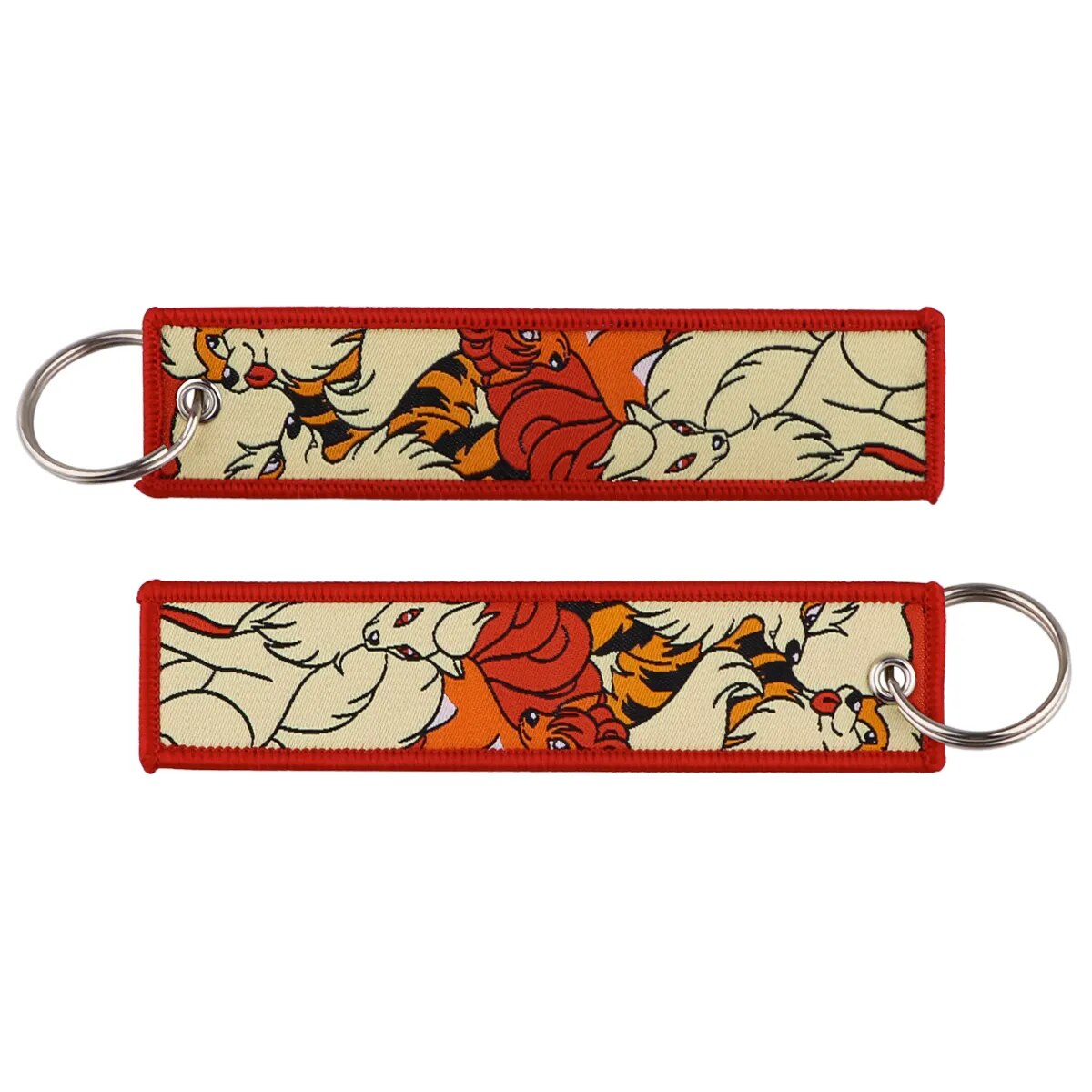 Pokemon 'Fire Type' Embroidered Keychain