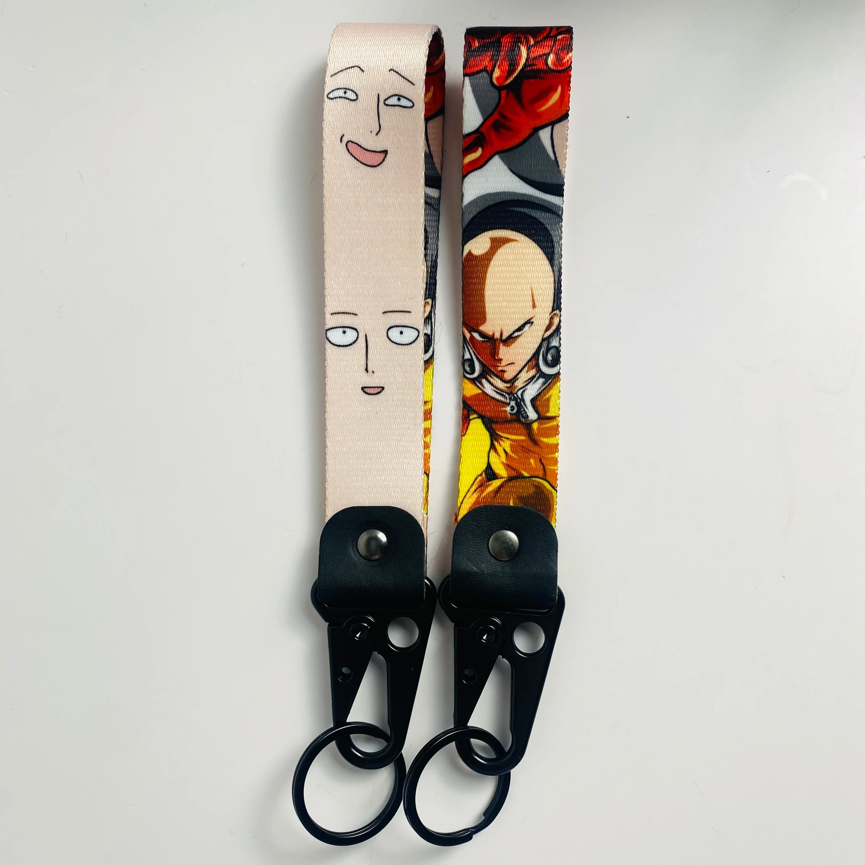 One-Punch Man 'Saitama' Wrist Lanyard Keyring Clip Keychain