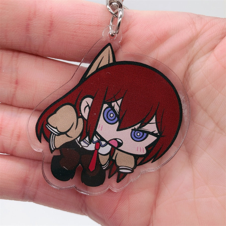 Steins Gate 'Makise Kurisu Keyring Plastic Keychain