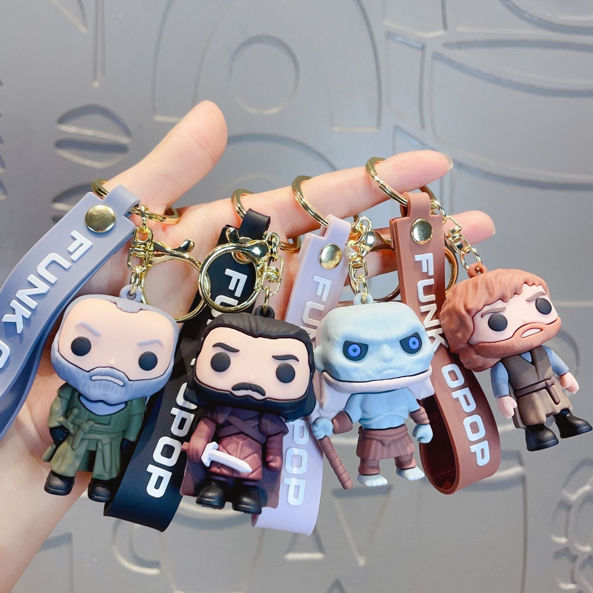 Game of Thrones 'White Walker' Keyring Silicone Keychain