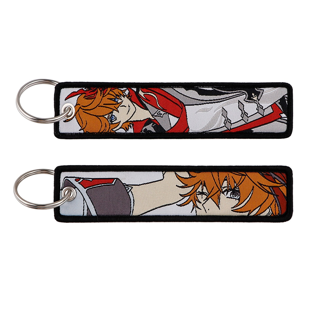 Genshin Impact 'Tartaglia' Embroidered Keychain