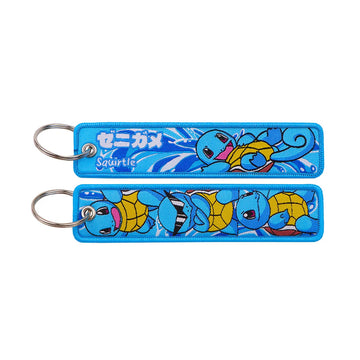 Pokemon 'Kawaii Squirtle' Embroidered Keyring Keychain