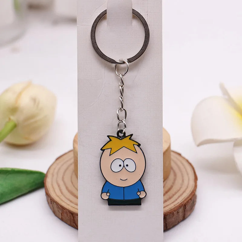 'Butters Stotch' Enamel Keyring Keychain