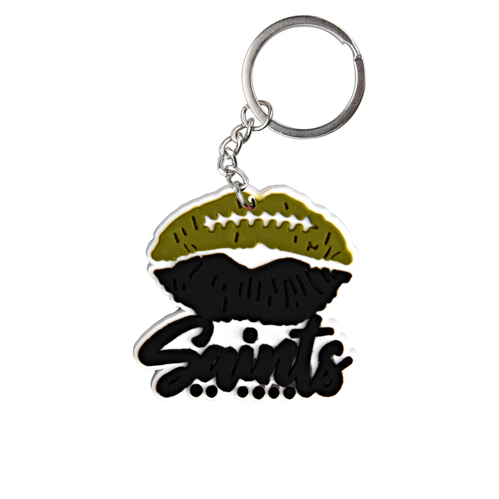 'Saints' Keyring Rubber Keychain