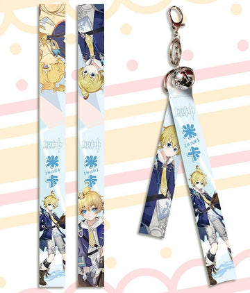 Genshin Impact 'Mika' Streamer Clip Keychain