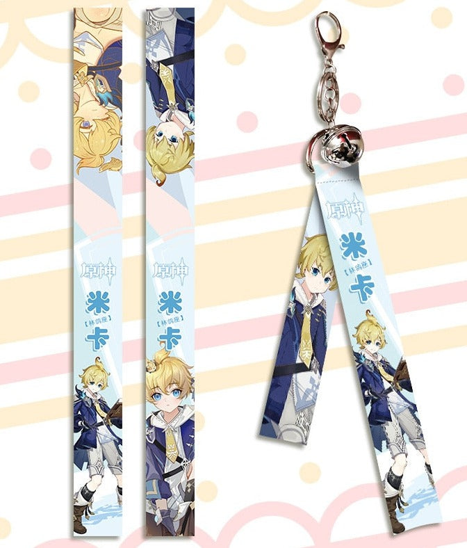 Genshin Impact 'Mika' Streamer Clip Keychain