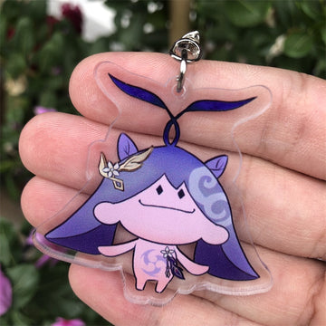 Genshin Impact 'Aranara Keqing' Keyring Acrylic Keychain