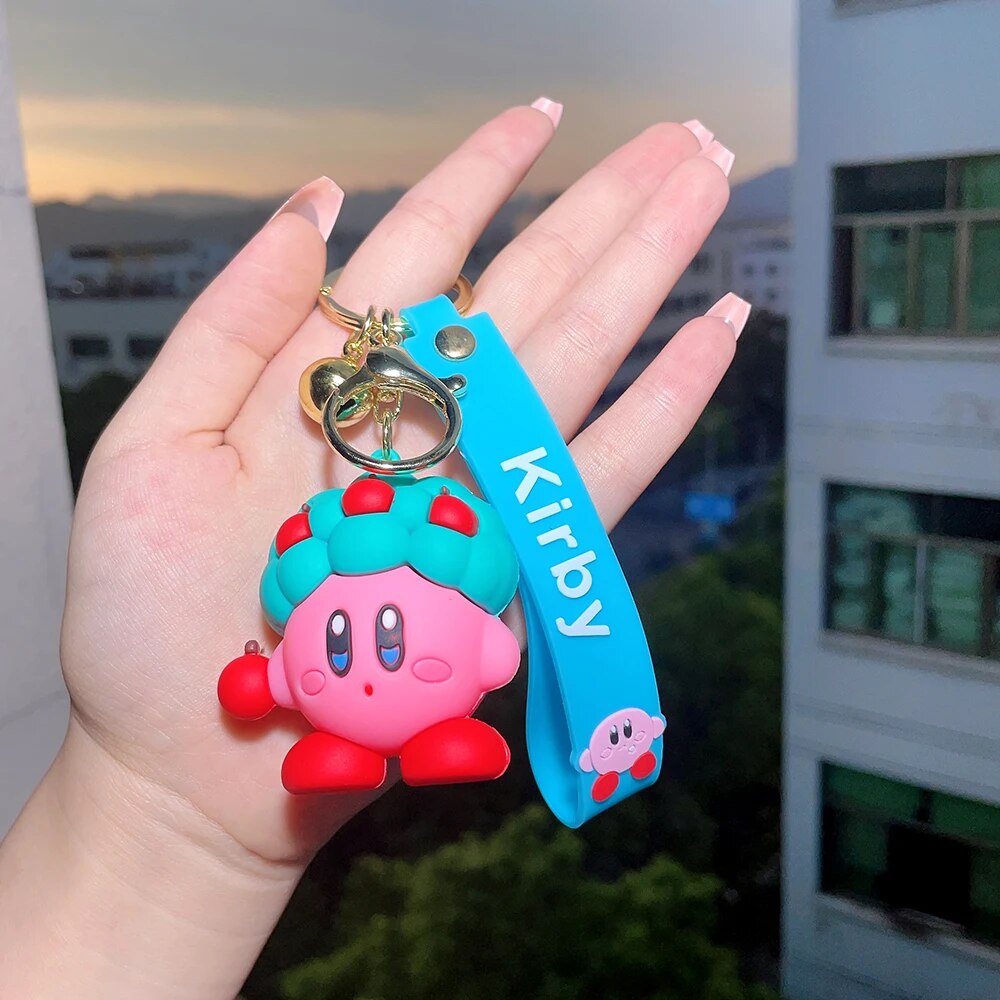 Kirby 'Adorable' Keyring Silicone Keychain