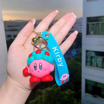 Kirby 'Adorable' Keyring Silicone Keychain
