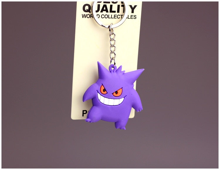 Pokemon 'Gengar' Keyring Silicone Keychain