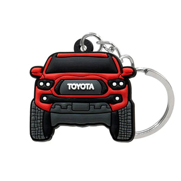 Car 'Toyota Tacoma | RedToyo' Keyring PVC Keychain