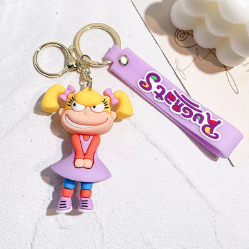 Rugrats 'Angelica Pickles' Keyring PVC Keychain