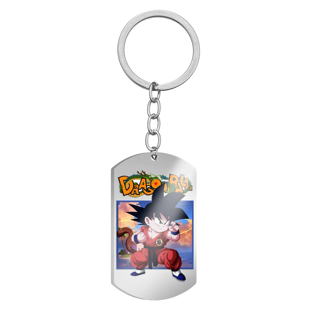 Dragon Ball Z 'Fighting Goku' Keyring Metal Keychain
