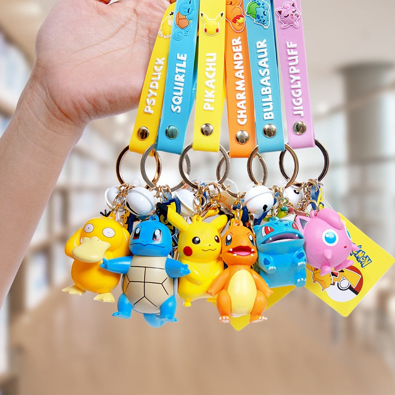 Pokemon 'Pikachu With Flower Crown' Keyring PVC Keychain