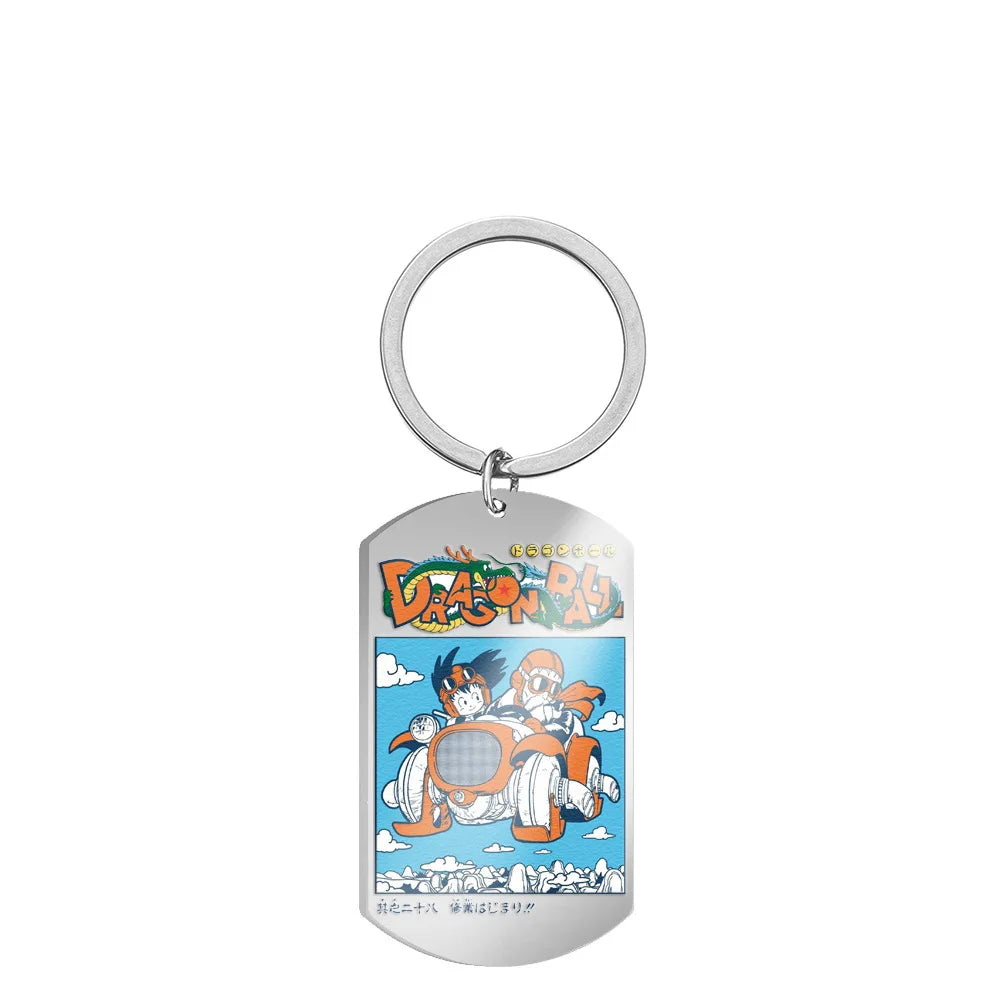 Dragon Ball Z 'Goku x Master x Car' Keyring Metal Keychain